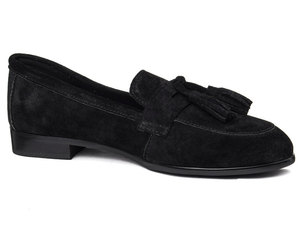 Mokasyny Filippo DP2149/21 BK czarny