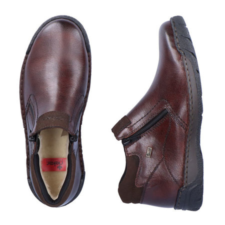 Botki męskie zimowe Rieker B0392-25 brown