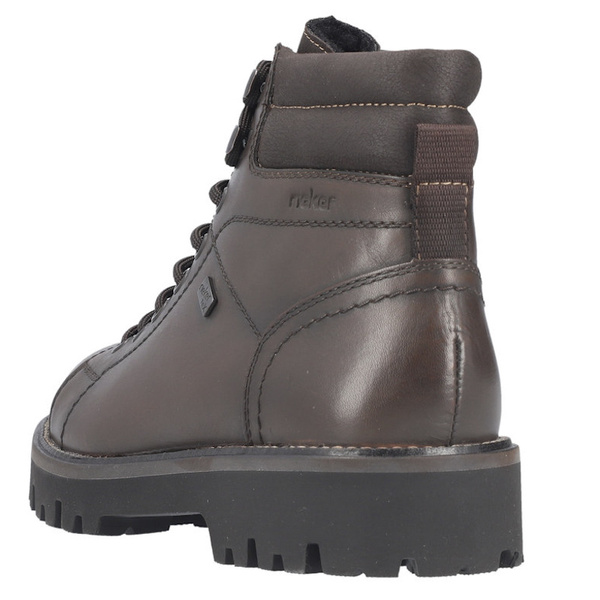 Trzewiki Zimowe Rieker 30420-25 brown skóra