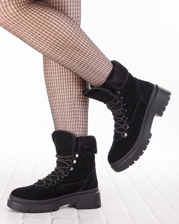 Trzewiki damskie Big Star OO274228 czarne 