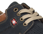 Półbuty Rieker 5207-14 blue niebieski