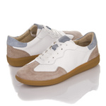 Białe sneakersy damskie skórzane T. Sokolski 224 WH/BLUE sportowe 