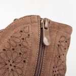 Botki kowbojki zamszowe damskie S.Barski HY52-532 coffe beżowe