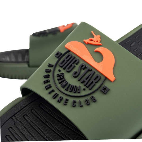 Męskie klapki basenowe sportowe Big Star RR174A008 lekkie zielone