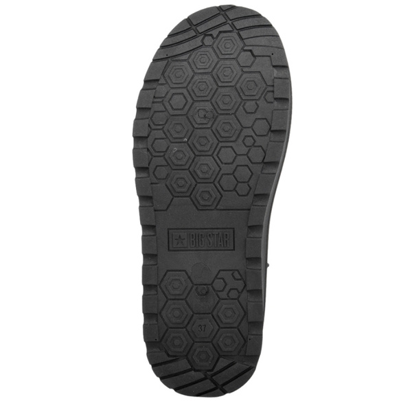 Śniegowce damskie mukluki Big Star SS274116 czarne ciepłe z futerkiem