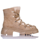 Workery damskie Big Star MM274573 camel
