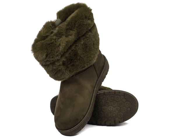 Śniegowce damskie Big Star II274124 khaki