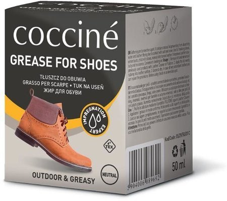 Coccine GREASE FOR SHOES – TŁUSZCZ DO SKÓR LICOWYCH 50 ml BEZBARWNY