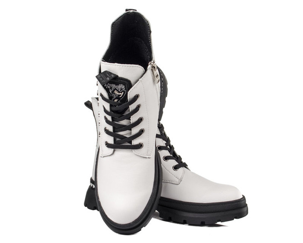 Botki damskie Filippo DBT3063/21 WH biały