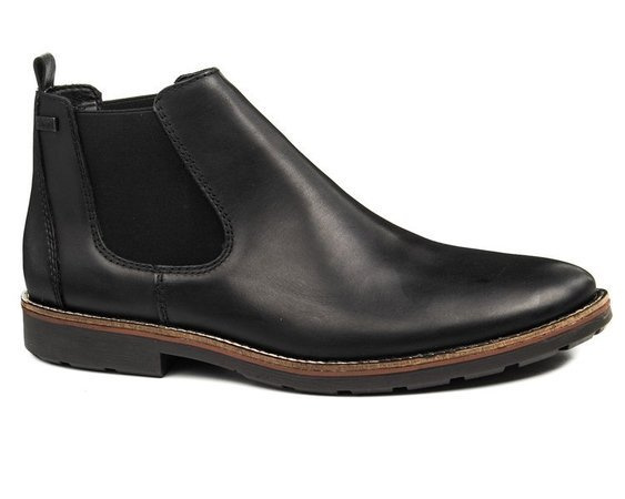Botki Zimowe Rieker 35382-00 black czarny