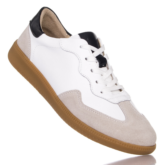 Białe sneakersy damskie skórzane T. Sokolski 224 WH/BLK samby