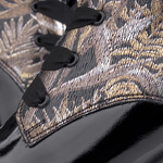 Botki na obcasie damskie Bioeco Arka 7795 czarne skórzane ocieplone