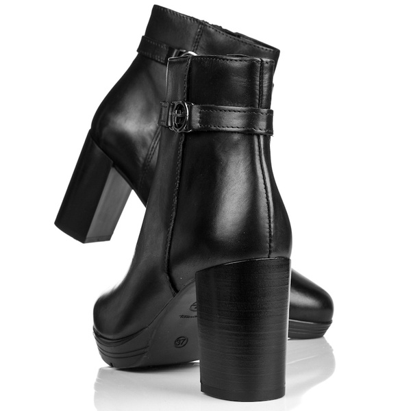 Botki Tamaris 1-25014-41 001 black skóra