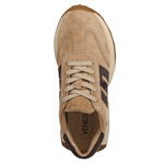 Beżowe sneakersy zamszowe Venezia V408-00396 skórzane sportowe