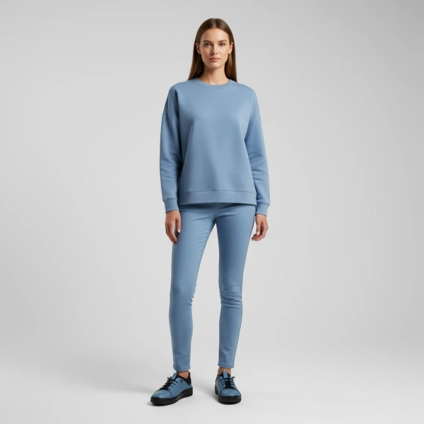 Półbuty damskie skórzane T. SOKOLSKI AMI W26-151 BLUE niebieskiE