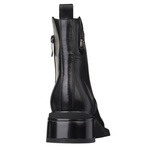 Skórzane trzewiki damskie Filippo DBT7369/25 BK czarne ocieplone