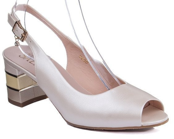 Sandały Sala 9830 1852 perła lico
