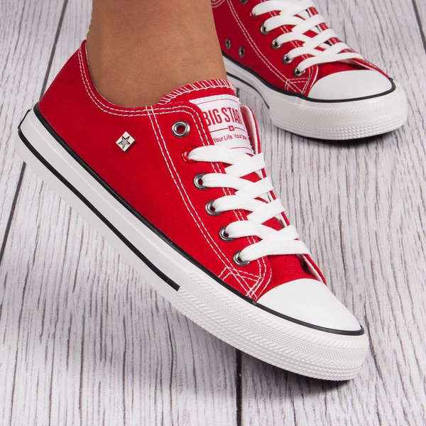 Trampki Big Star T274020 603 czerwone