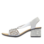 Sandały Rieker 64675-80 white biały