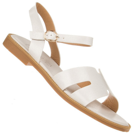 Sandały damskie Filippo DS3702/22 WH biały