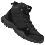 Czarne wysokie buty trekkingowe męskie VB17782 black ocieplone polarem