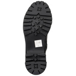 Skórzane trzewiki damskie Filippo DBT7133/25 BK czarne z motylkiem