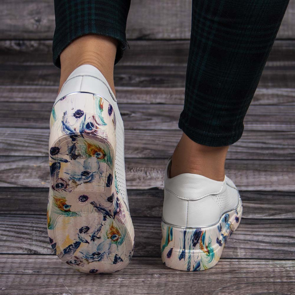 Sneakersy ażurowe Artiker 52C2153 biały