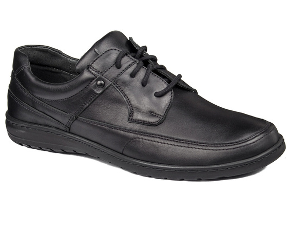 Półbuty męski Wasak 0186 czarny