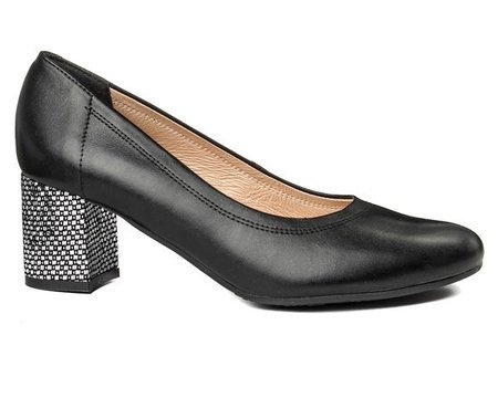 Czółenka Bioeco by Arka 5755 1554+1735 czarny lico