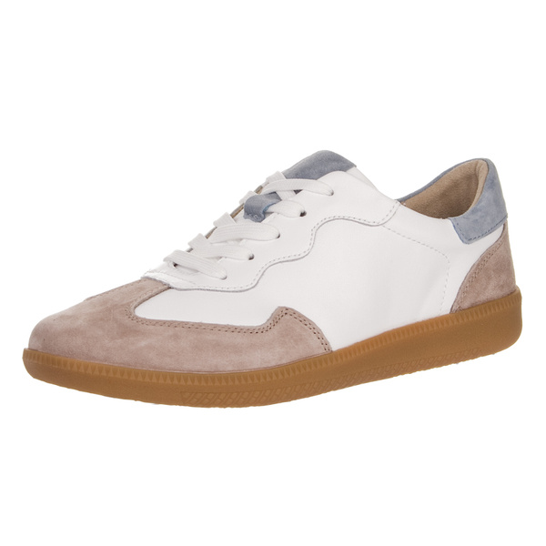 Białe sneakersy damskie skórzane T. Sokolski 224 WH/BLUE sportowe 