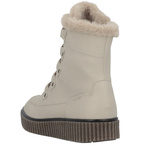 Skórzane Botki damskie Rieker Y4305-60 beżowe wygodne ocieplone