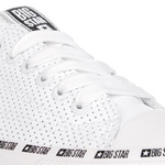 Białe trampki ażurowe damskie eko skórzane Big Star FF274024 white