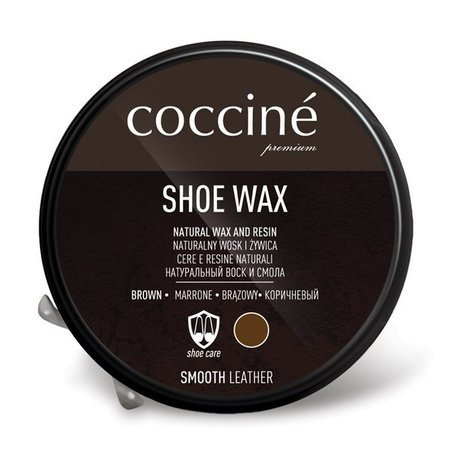 Coccine SHOE WAX - PASTA TRADYCYJNA WOSK I ŻYWICA 40 g BRĄZ