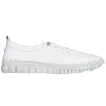 Białe półbuty skórzane T. Sokolski 303 WHT wiązane buty damskie