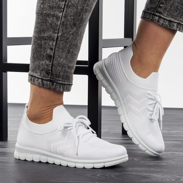 Sneakersy damskie Potocki 44300WH białe