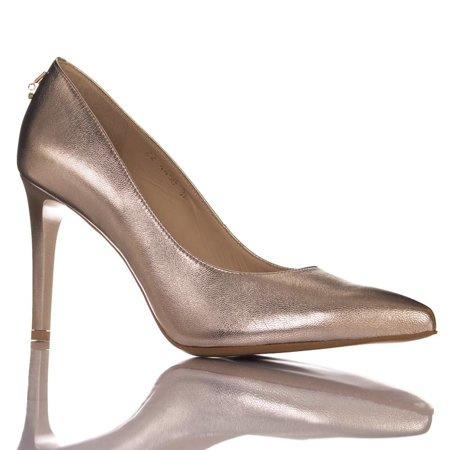 Szpilki damskie Anis 4550 złoto 16