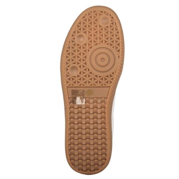 Białe sneakersy sportowe damskie Filippo DP7492/25 WH skórzane