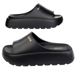 Damskie Klapki na platformie Big Star RR274A567 czarne eva lekkie