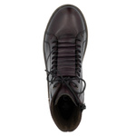 Skórzane Botki damskie Rieker Y3421-35 bordowe wygodne ocieplone