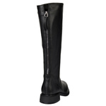 Skórzane kozaki damskie S.Barski JC52-837 czarne szeroka cholewka