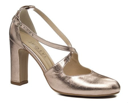 Sandałki Kotyl 5907 róż złoto