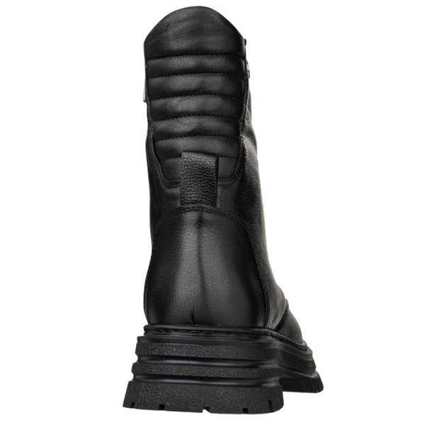 Skórzane Trzewiki damskie T.Sokolski SAR Z25-345 BLK czarne na platformie