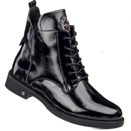 Botki damskie Potocki 22-12095BKP czarne