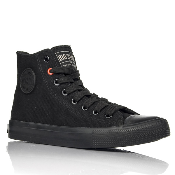 Wysokie Trampki Big Star T274033 czarne