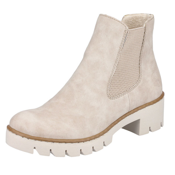 Botki damskie Rieker X5772-60 beige 