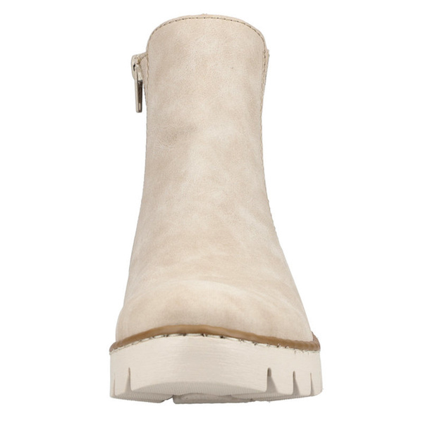 Botki damskie Rieker X5772-60 beige 
