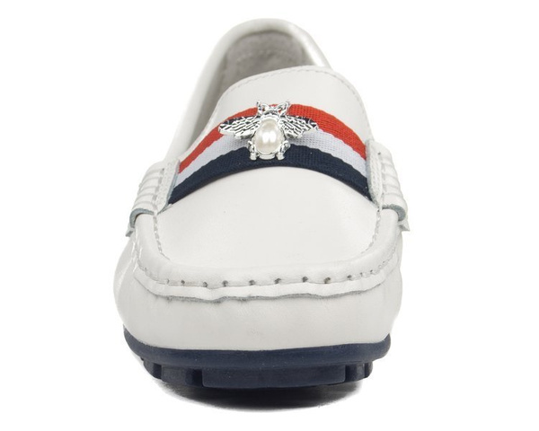 Mokasyny Filippo DP1406/21 white białe