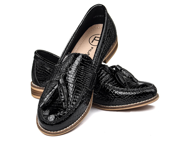 Mokasyny Filippo DP2161/21 BK czarne