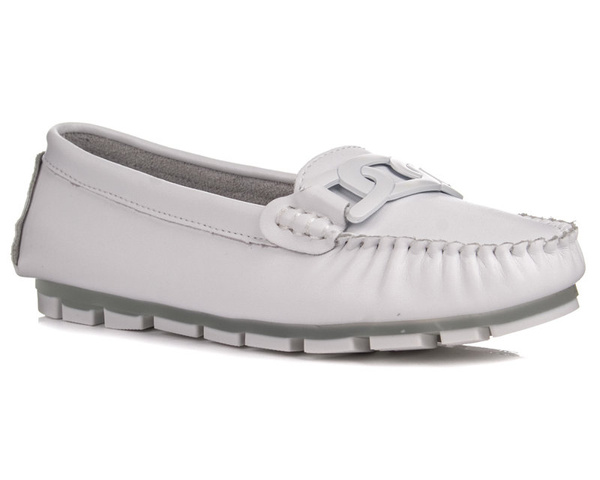 Mokasyny Filippo DP3630/22 WH białe