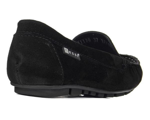 Mokasyny Nessi 21130 czarny w